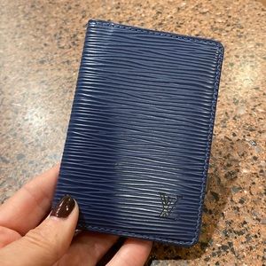 Louis Vuitton Men’s Epi Leather Wallet-Navy